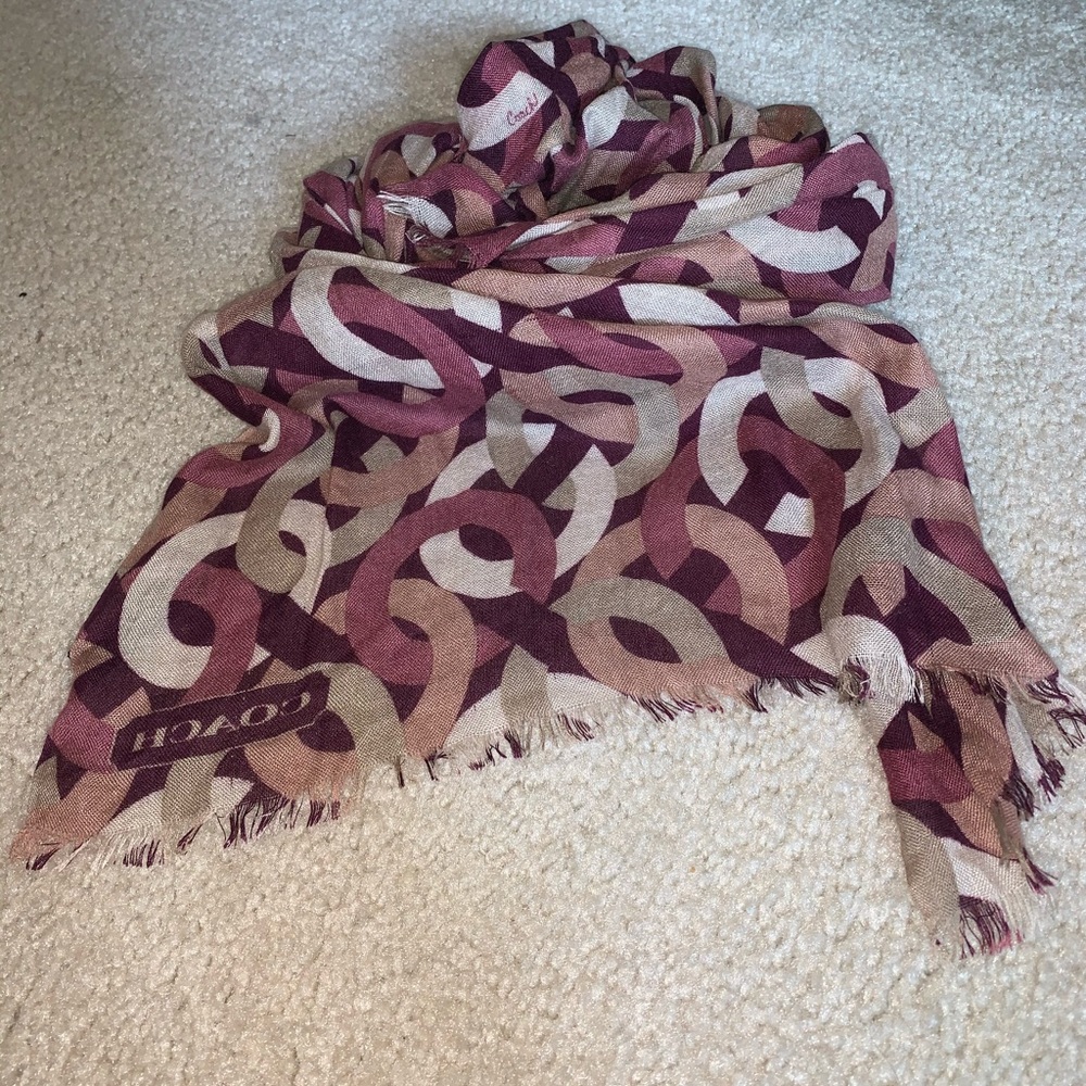 Authentic coach scarf/ neck wrap !